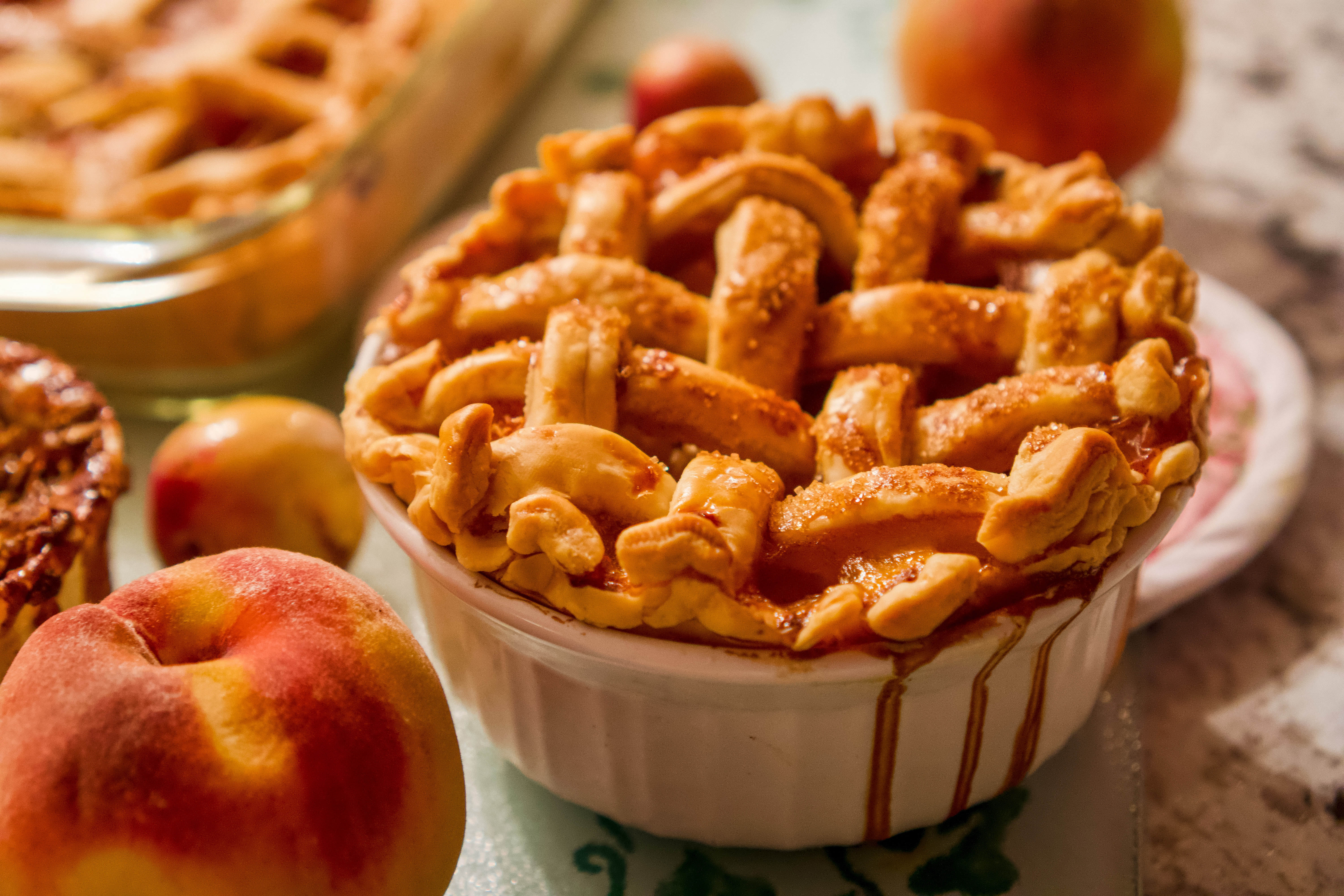 Autumn Harvest Peach Pie